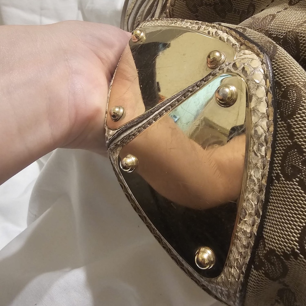 Gucci Monogram Large Chest Patchwork Indy Top Run… - image 4